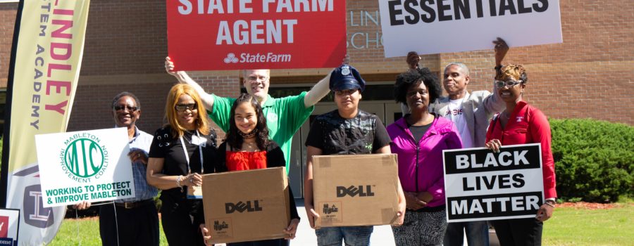 State Farm and MIC Bridging Digital Divide – Laptops Donated to Lindley Middle School