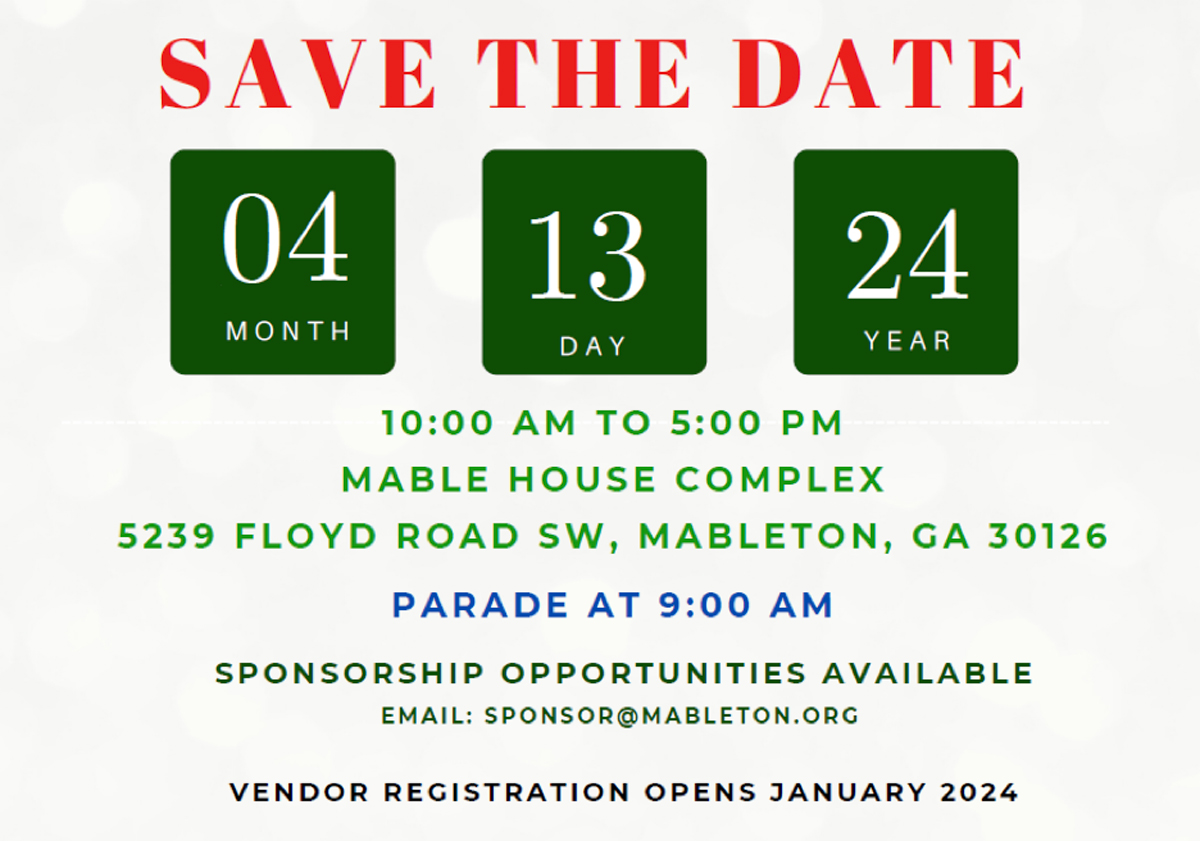 TOM-STD Save the Date 4-13-24 Taste of Mableton 2024